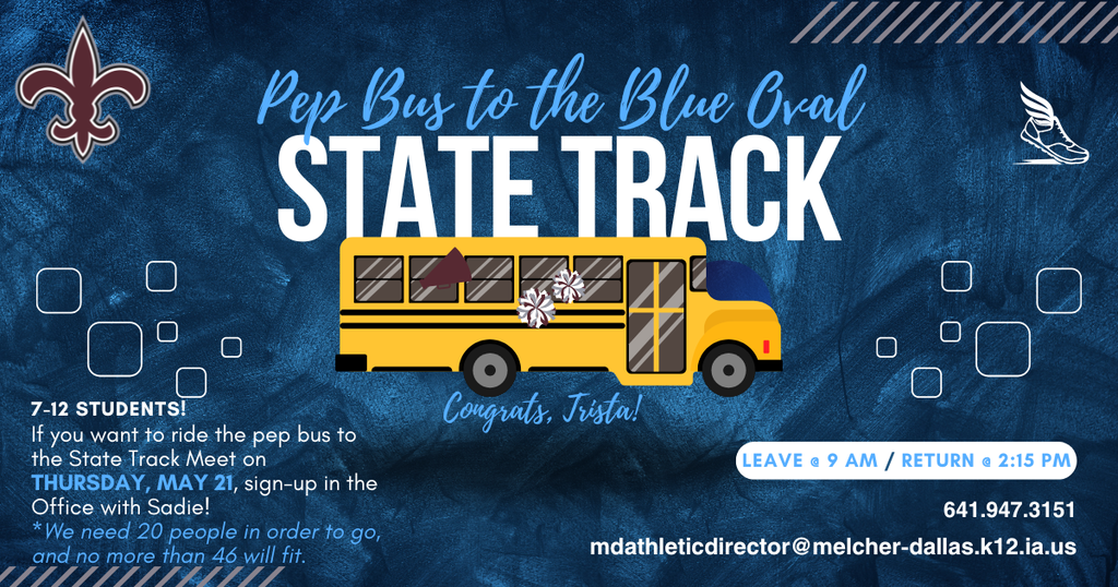 Pep Bus to State Track