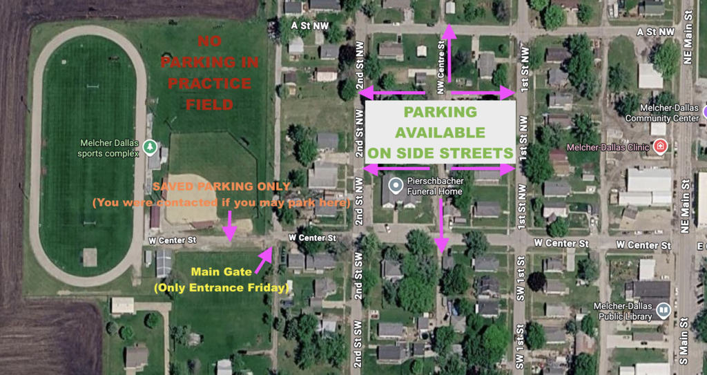 HOCO Parking Map