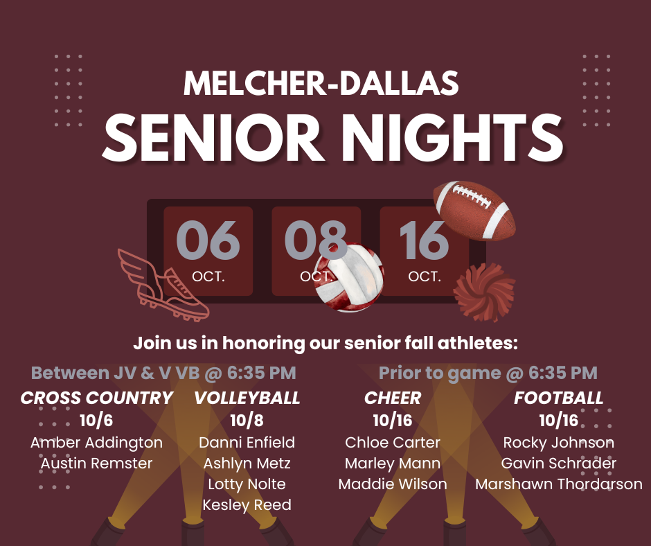 Senior Nights Fall 2026