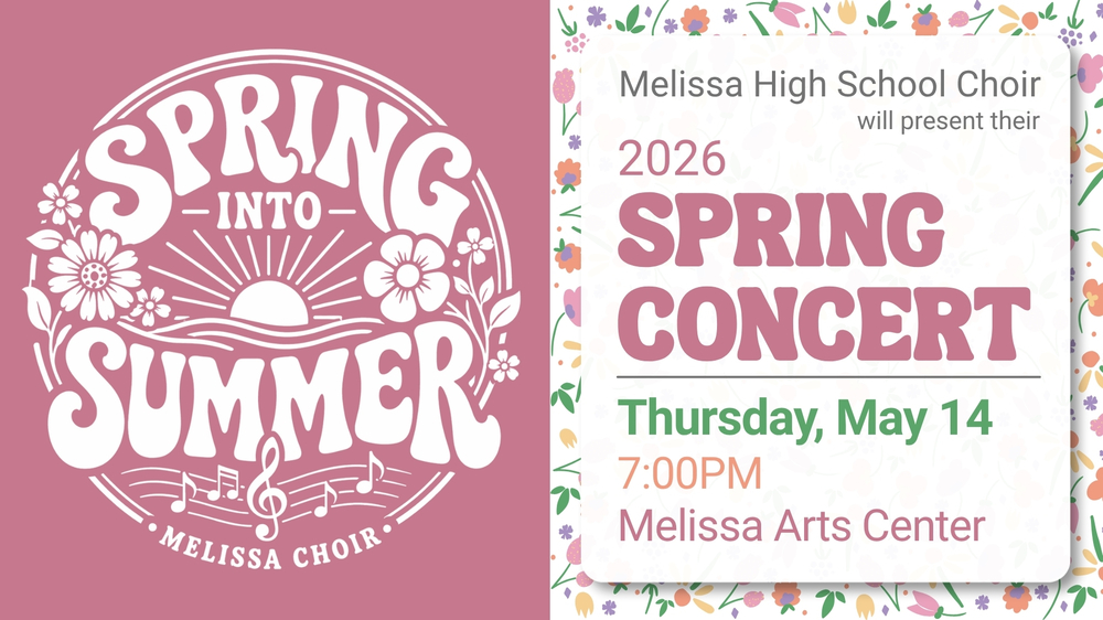 Melissa High School Choir to Perform Spring Concert on May 14