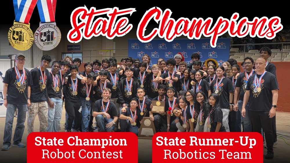 Melissa High School Robotics Named UIL 2025 Robot State Champion and Robotics State Runner-Up