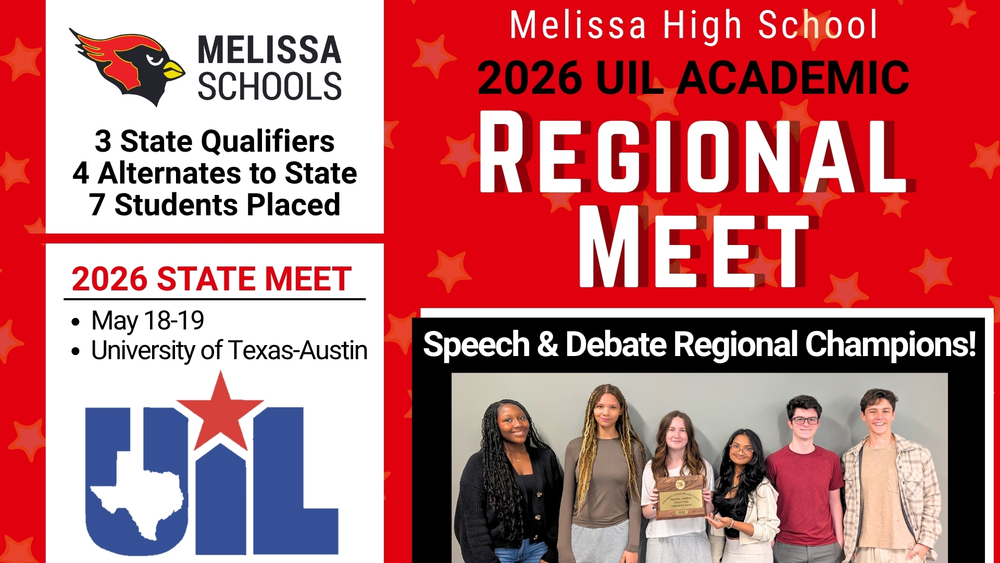 Melissa High School UIL Academic Students Advancing to State