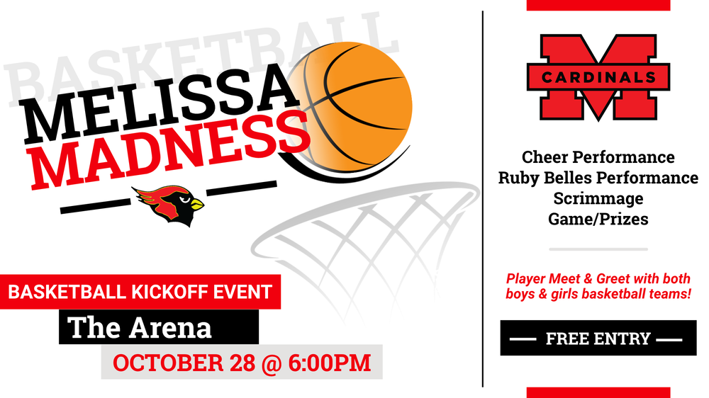 Melissa Madness Community Event to Kick Off the 2026-2027 Basketball Season on Oct. 28