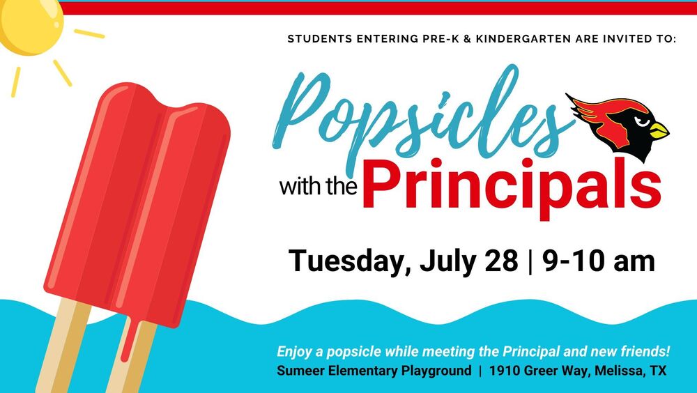Popsicles with the Principal - July 28, 2026