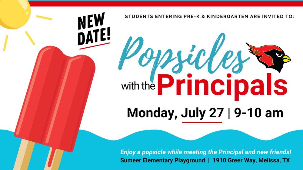 Popsicles with the Principal - July 27, 2026