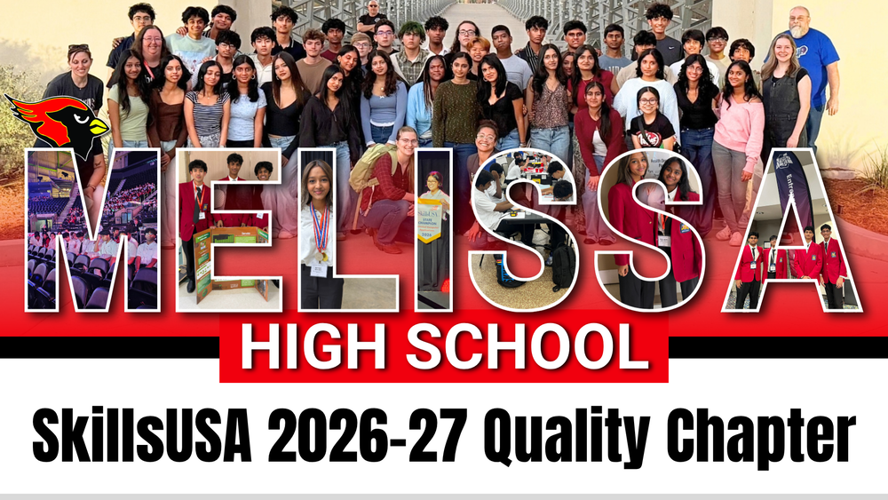 Melissa High School SkillsUSA Earned Quality Chapter Distinction