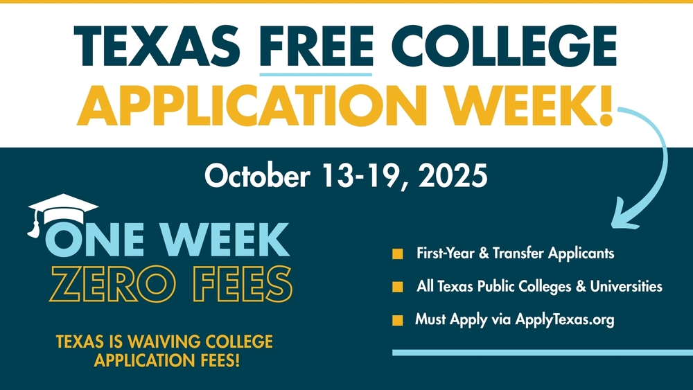 Texas Free College Application Week