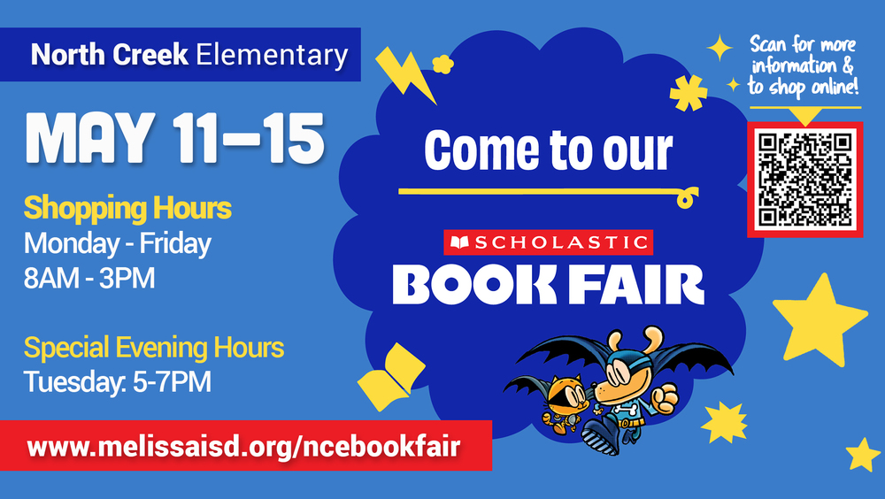 NCE Spring Book Fair May 11-15