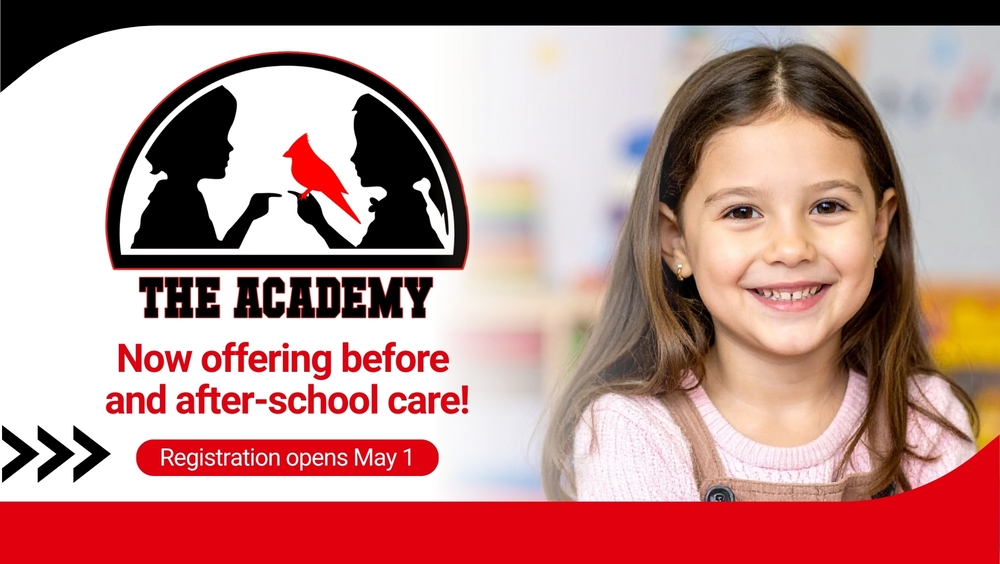 The Academy Before and After School Care Registration begins May 1