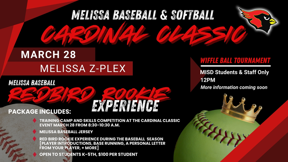 MHS Baseball & Softball Teams to Host Inaugural 2026 Cardinal Classic Event on Jan. 24