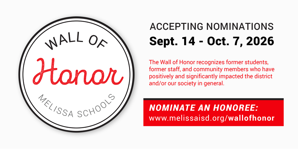 Wall of Honor Nominations Sept. 14 - Oct. 7