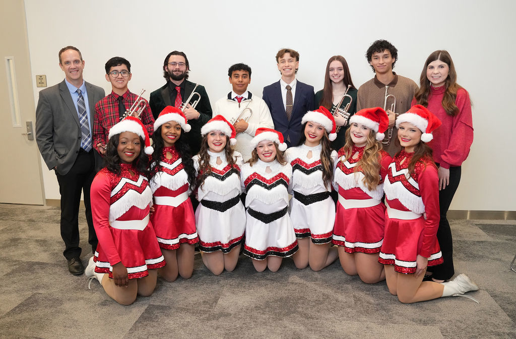 MHS Ruby Belles and Trumpets Perform for Texas State Board of Education