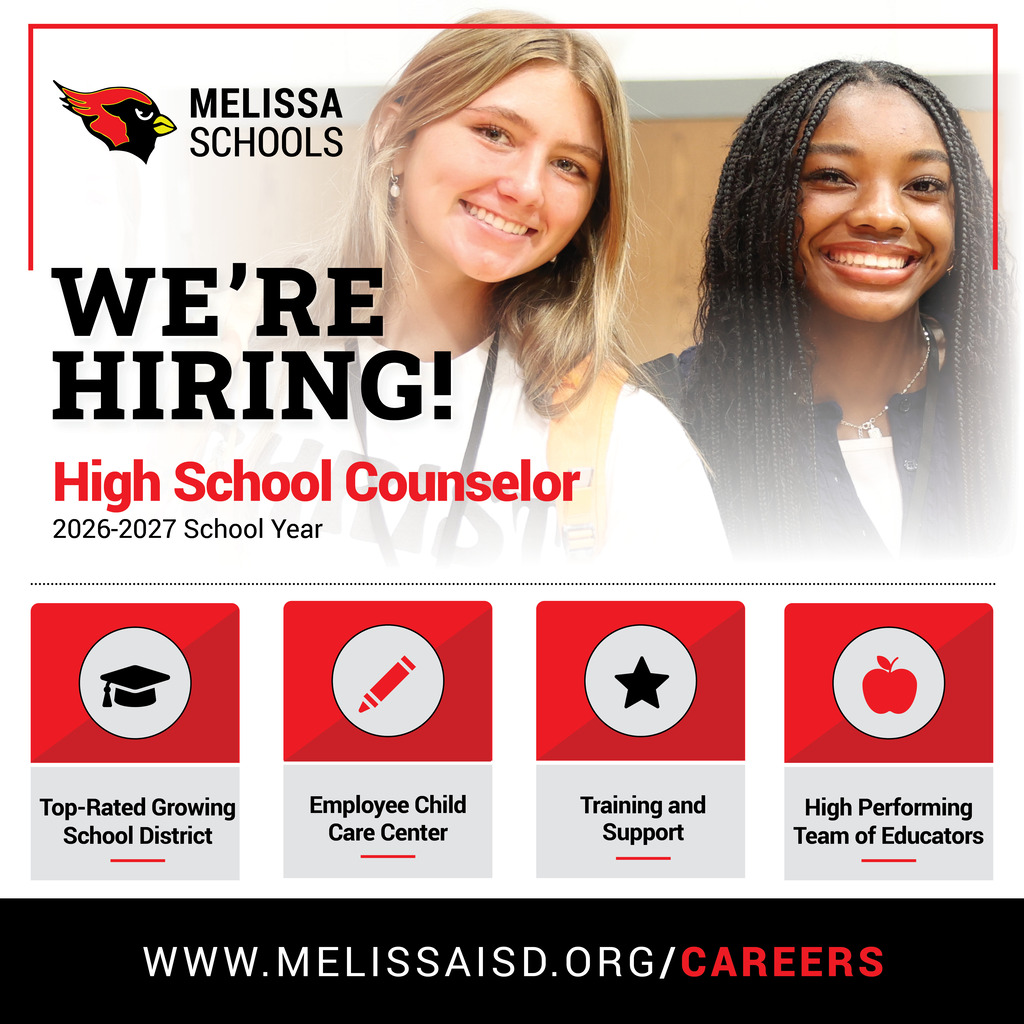 Melissa High School Hiring a Counselor