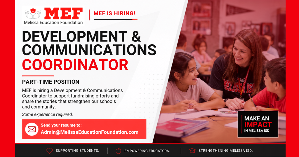 MEF Development & Communications Coordinator Position Available