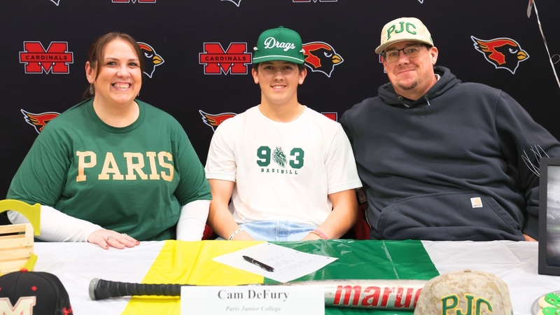 Cam DeFury – Baseball, Paris Junior College