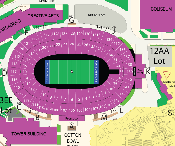 Cotton Bowl Seating