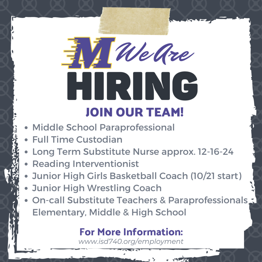 We are hiring