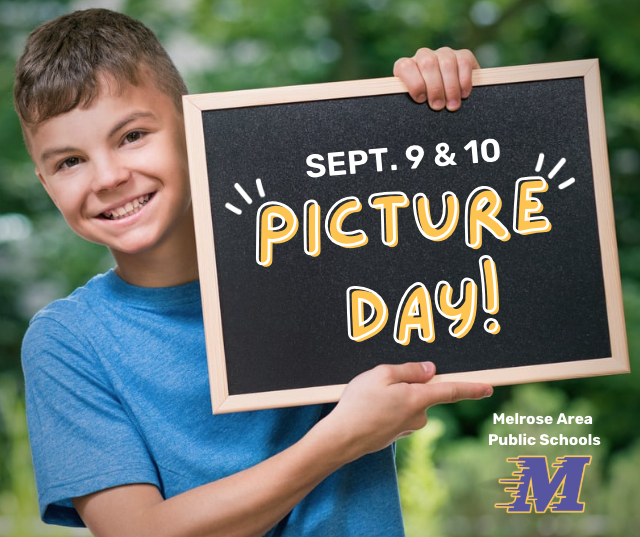 Picture Day on Sept. 9 & 10