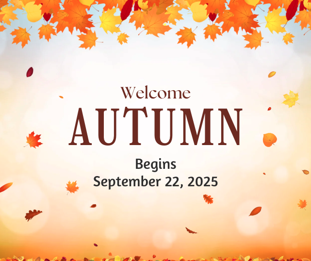 Today is the 1st Day of Autumn
