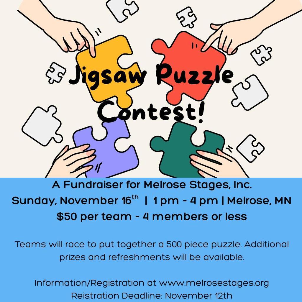 hands putting jigsaw puzzle together