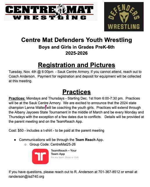 Centre Mat Wrestling