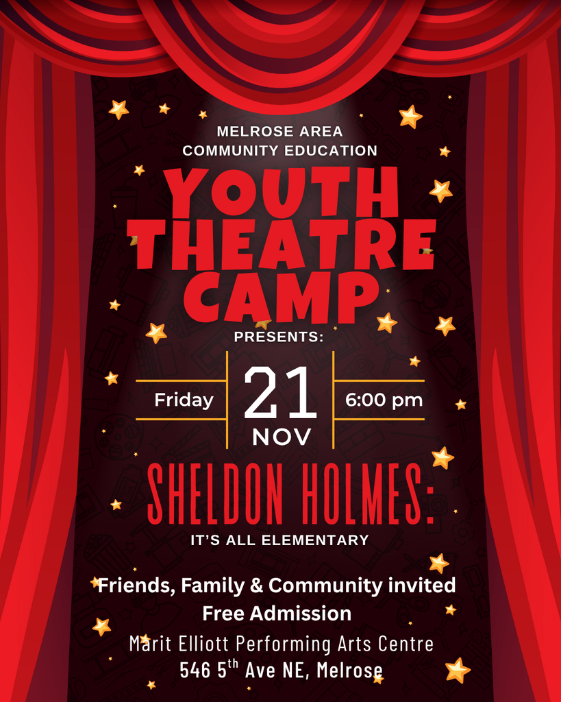 clip ar theatre curtain open with stars on the background and red words