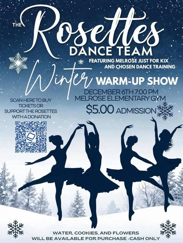 Winter background with silhouette dancers on the foreground