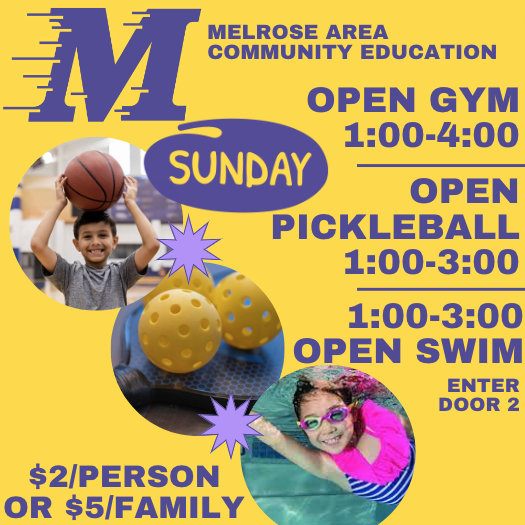 Girl swimming, boy playing basketball, pickleballs on a paddle