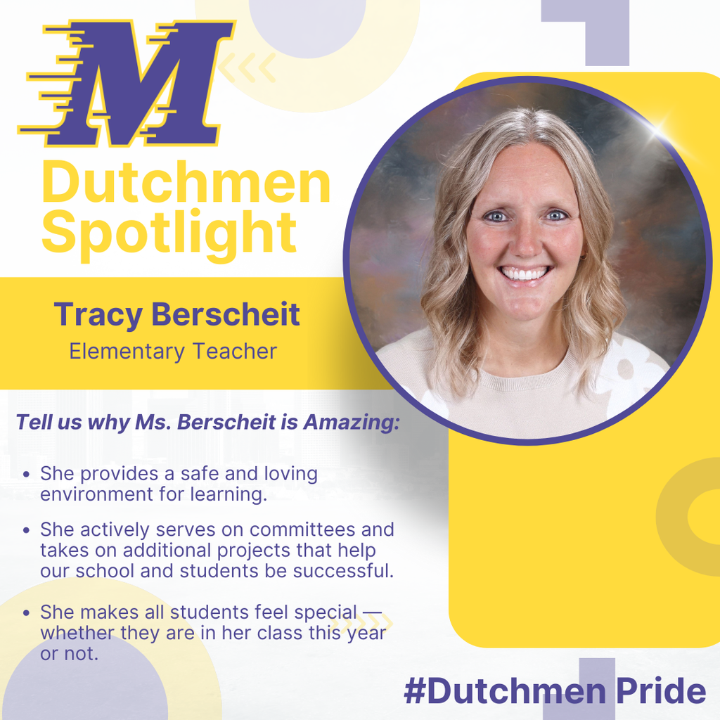 Woman with blonde hair, blue eyes, tan shirt with white flowers