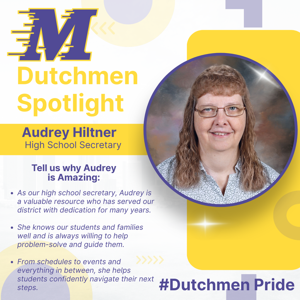 Woman with button up shirt with flowers, brown wavy hair with curled bangs, and glasses in a school picture