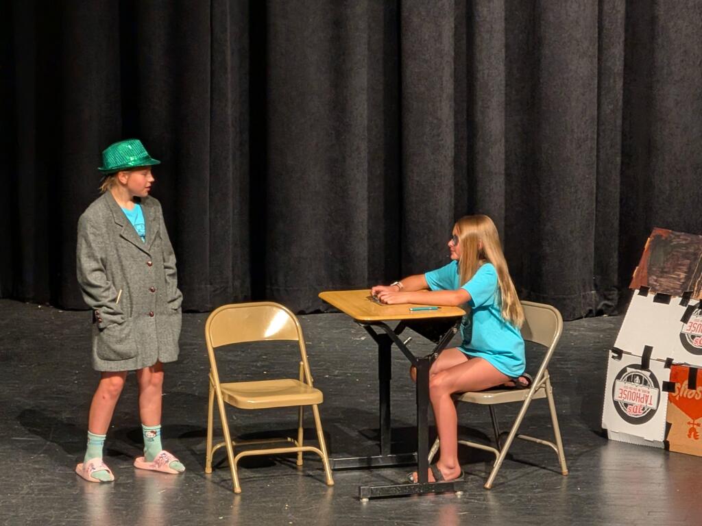 kids on stage