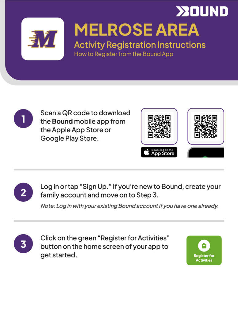 Bound Registration in App