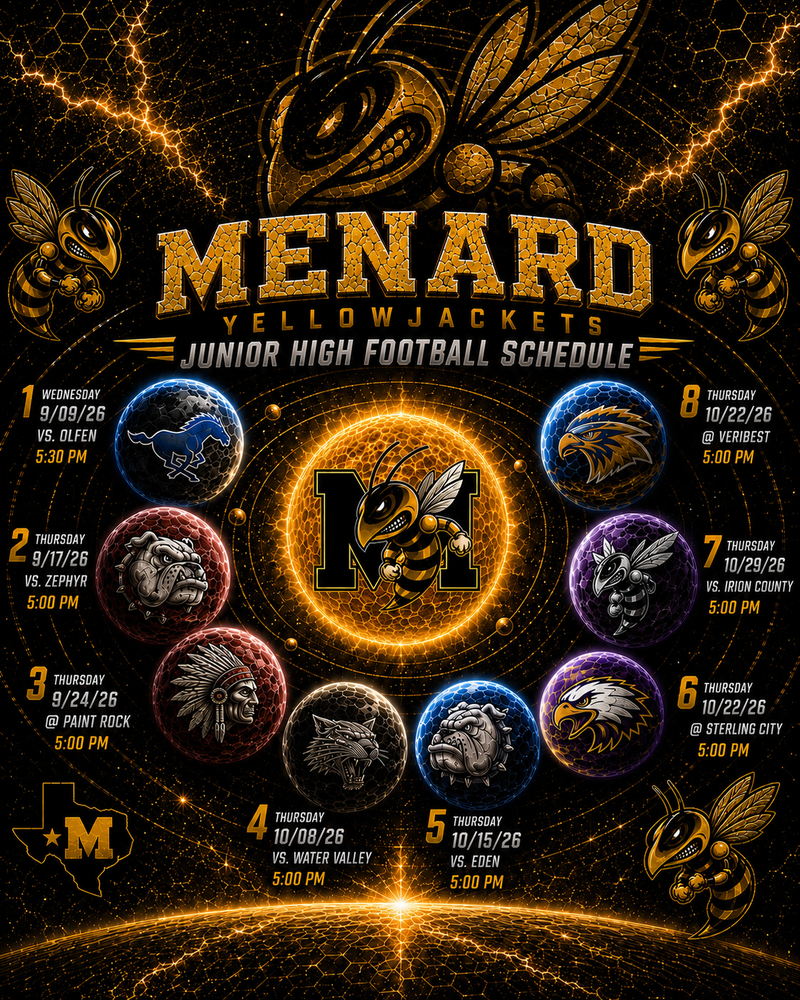JH Football Schedule 2026