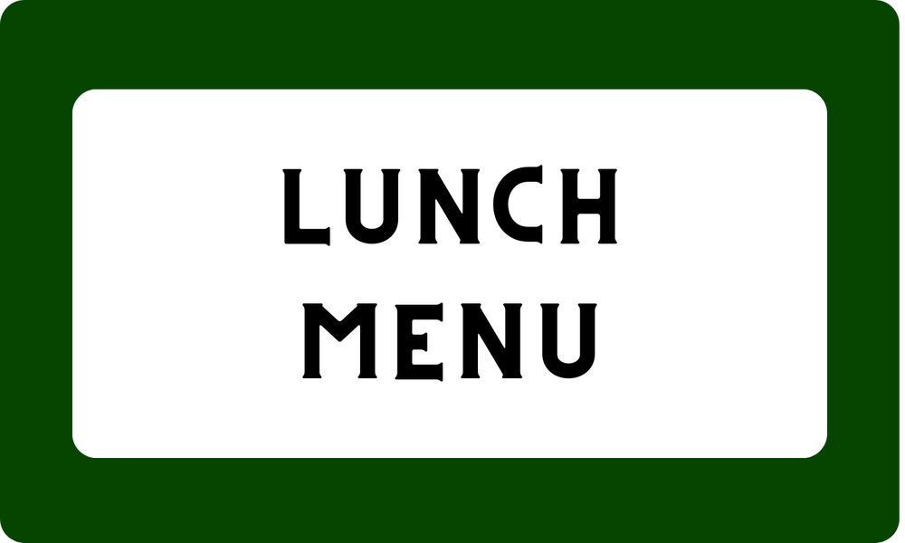 Lunch Menu
