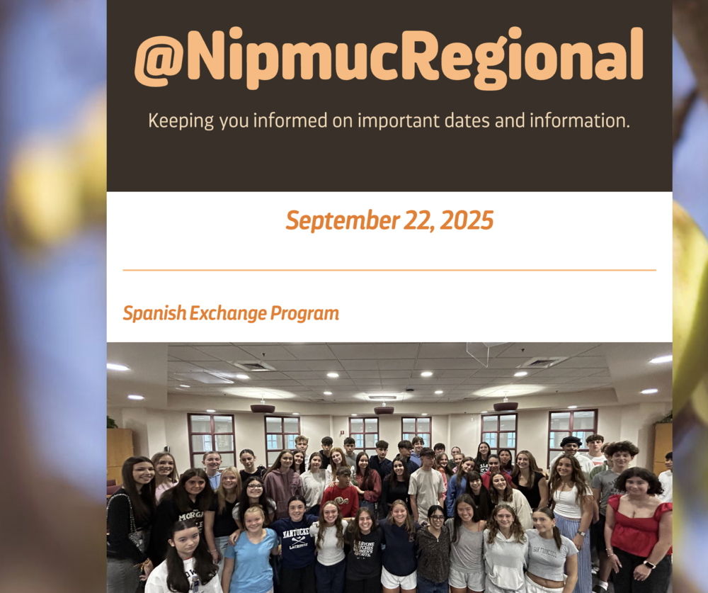 @NipmucRegional - Sept 22