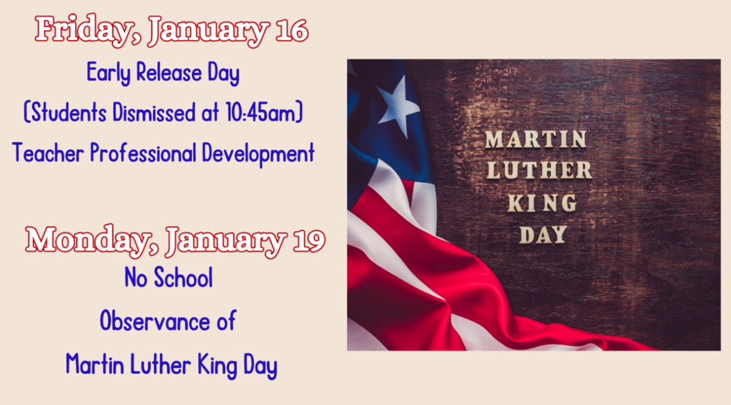 Early Release Day / No School