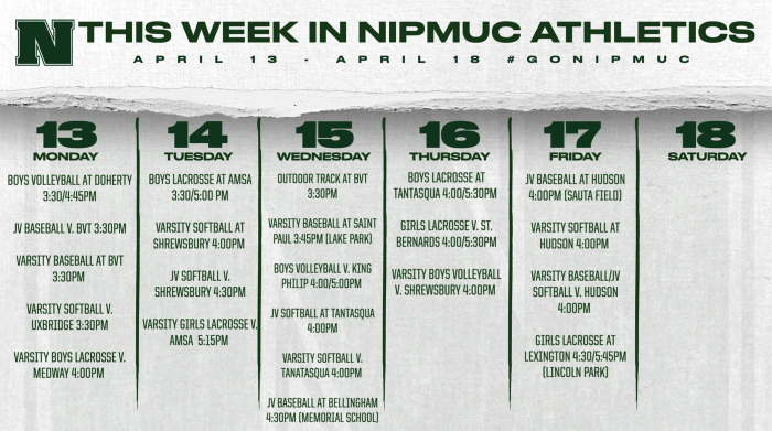Athletics Schedule