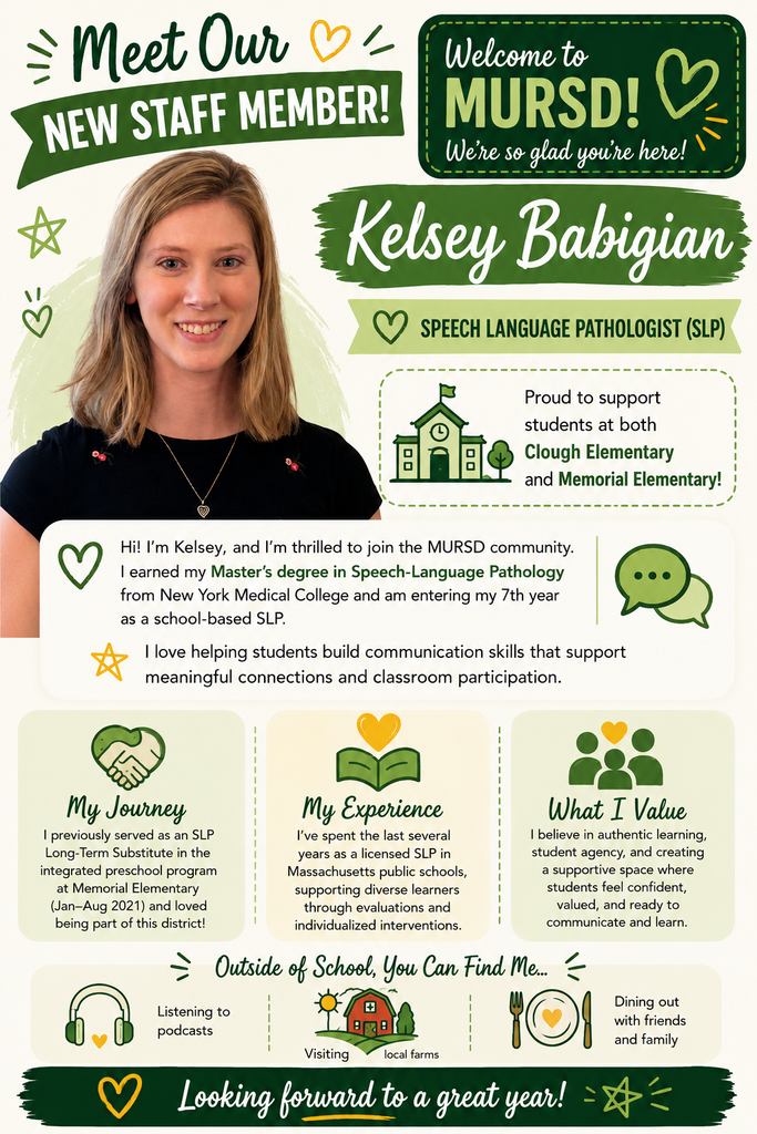 SLP new staff intro flyer