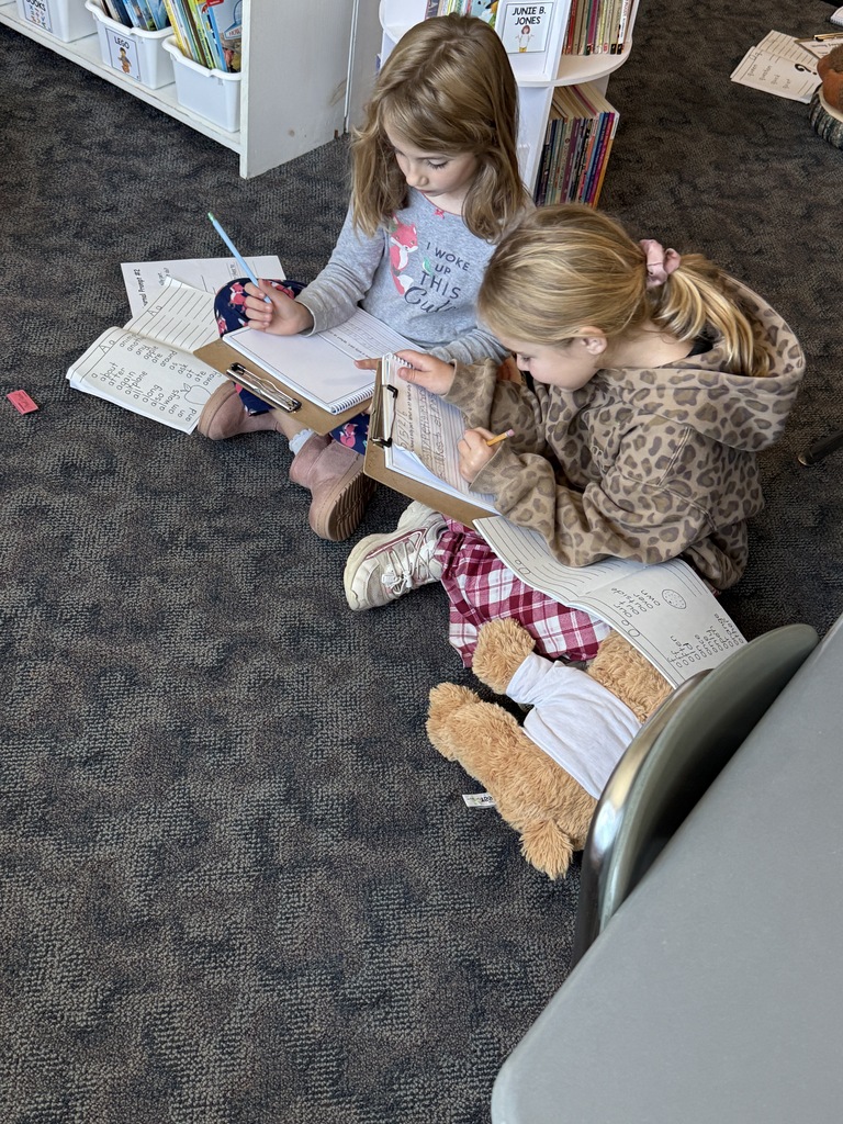 Students using CKLA resources