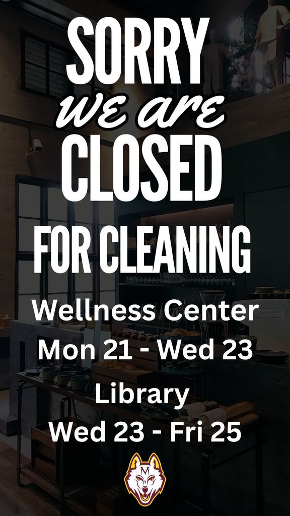 closed for cleaning