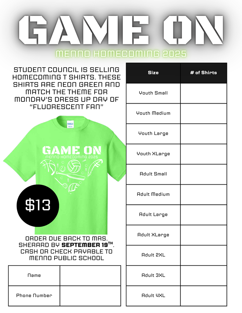 Shirt Order
