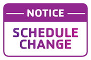 schedule change