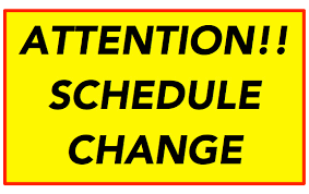 schedule change