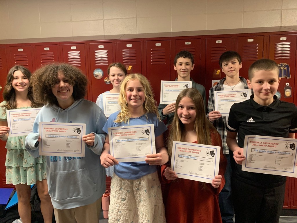 Students who attended from L to R were Audrey, Aaliyah, Joanna, Irah, Egan, Ivana, Jaeger, and Wesley.