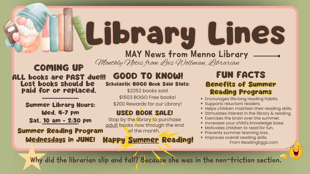 library lines; keep reading