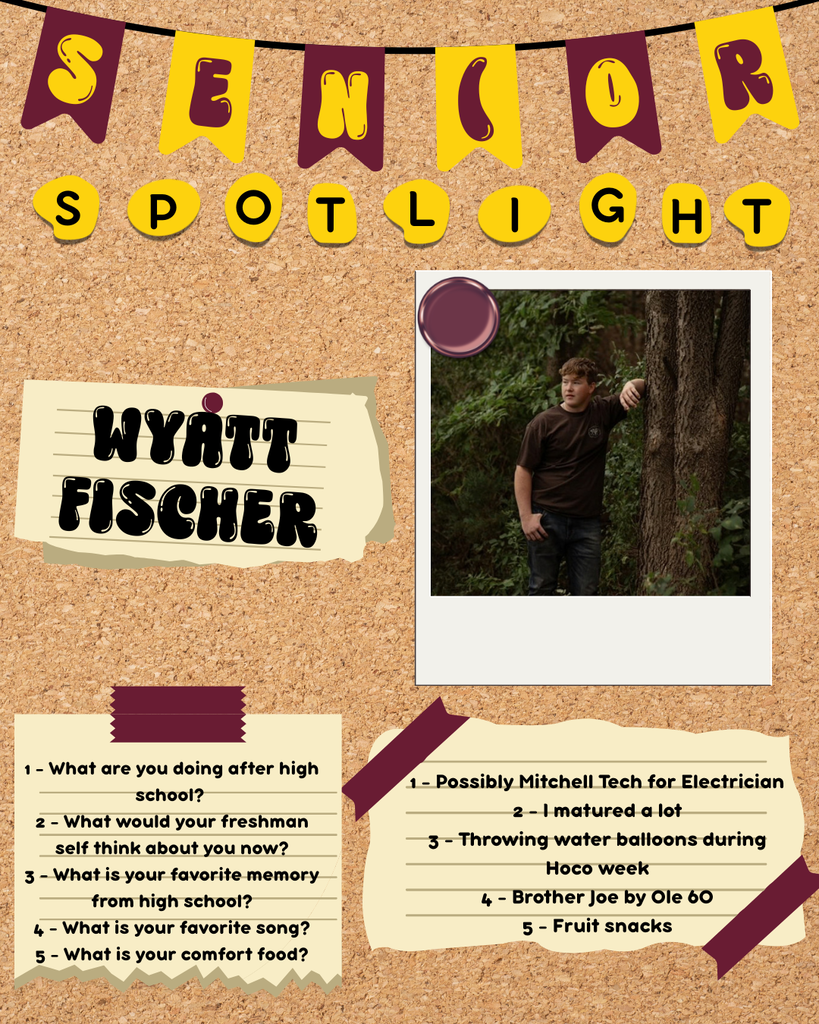 senior spotlight wyatt fischer menno