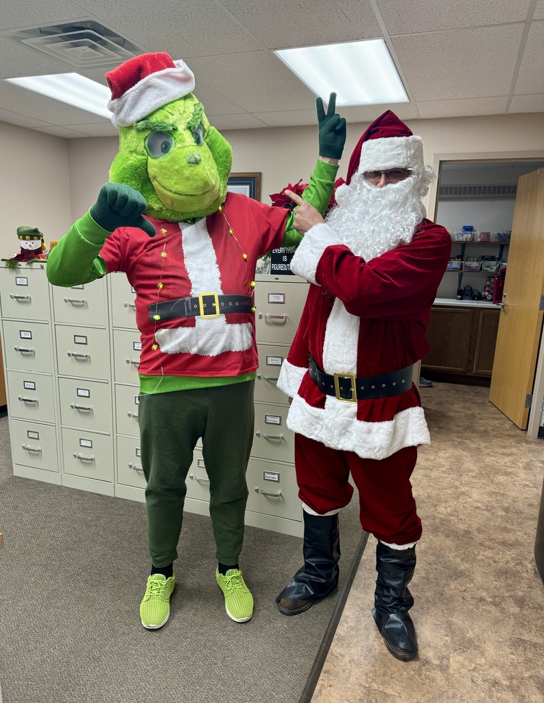 Grinch and Santa