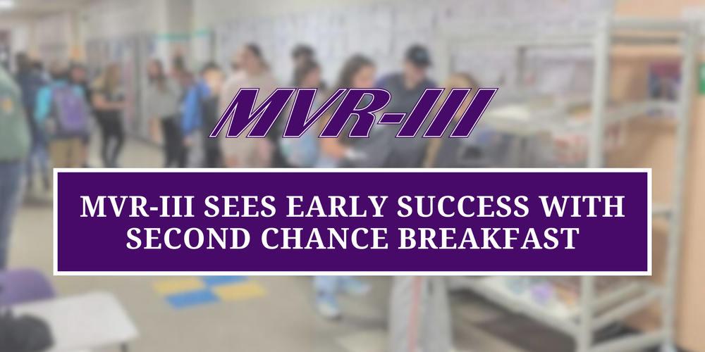 Second Chance Breakfast Line of Students.