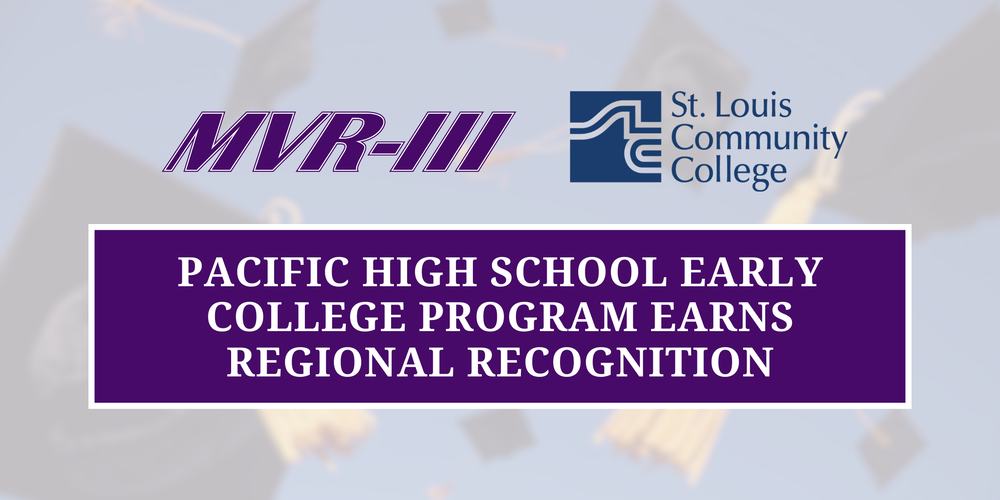 Pacific High School earns regional recognition with MVR-III logo and SLCC logo.