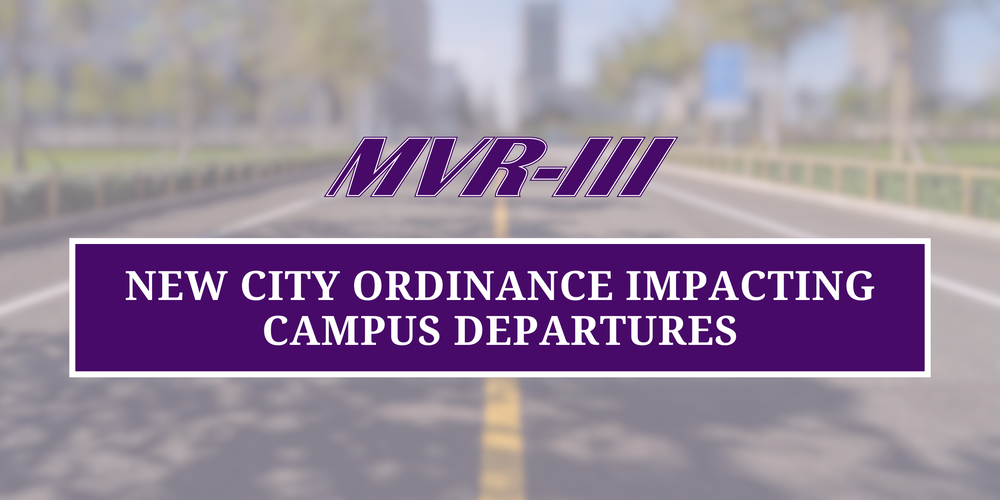 New city ordinance.